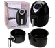 Аэрофритюрница мультипечь MalTec AirFryer2500W 7 программ 4.3 л 1400 Вт Черная - изображение 12