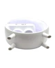 Настільна лампа-нічник Led Wireless Charging Speaker Google G11 (8527) 15W бездротова з колонкою, радіо, будильником та бездротовою зарядкою White - зображення 9