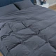 Комплект постельного белья SoundSleep Stonewash Dark Gray Евро Серый - изображение 3