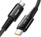 Кабель Essager USB Type-C to Type-C PD 100W (20V / 5A) 480 Мбіт/с QC4.0 FCP (2 м) - зображення 2
