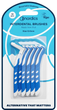 Zestaw szczoteczek do czyszczenia przestrzeni midzyzbowej Nordics L shaped Interdental Brushes bioplastyczne 0.4 mm 10 szt (3800500324104) - obraz 1