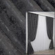 Комплект готовых штор VR-Textil Жаккард Sultan YL № 1211ш Графитовый 150х270 см 2 шт (33-0045) - изображение 1