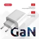 Сетевое зарядное устройство Intaleo TCG65GAN 65W GAN 2xUSB-C PD+USB-A QC 3.0 White (1283126559525) - изображение 3