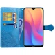 Кожаный чехол-книжка Epik Art Case с визитницей для Xiaomi Redmi 8a Синий - изображение 3