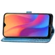 Кожаный чехол-книжка Epik Art Case с визитницей для Xiaomi Redmi 8a Синий - изображение 4