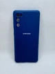 Чехол Silicone Cover Full для Samsung Galaxy S20 FE Синий - изображение 1