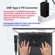 Адаптер STLab PD 100W USB Type-C Female to DC Male Jack square mouth, для зарядки ноутбуков Lenovo, Thinkpad (PD100W-Lenovo) - изображение 8