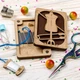 Шкатулка для рукоделия Wonderland Crafts FLZB(N)-029 Игольница (6*9см) - изображение 1