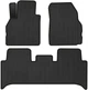 EVA килимки EVAtech в салон авто Renault Scenic (II) 5 seats 2003-2009 2 покоління Minivan EU 3 шт Black (RT1835Z3RBB) - зображення 1