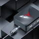 Безпроводові навушники M90 з мікрофоном та док станцією-кейсом з PowerBank Black - зображення 8