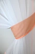 Кухонный комплект VR-Textil № 00к шторки с ламбрекеном белый с персиковым 200х170 см (59-778) - изображение 3