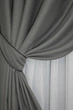 Комплект штор на люверсах VR-Textil Блекаут Fusion Dimout № 793ш Графітовий 150х250 см 2 шт (37-0002) - зображення 4