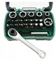 Набор бит и торцевых головок 1/4" 24 предмета HiKOKI 750362 - изображение 12