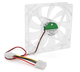 Кулер корпусной Voltronic C12025G Fan DC sleeve fan 4pin 120мм LED Green - изображение 1