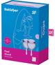 Zestaw kubeczków menstruacyjnych Satisfyer Feel Good Menstrual Cup 15 ml + 20 ml Lila (4061504002101) - obraz 1