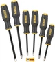 Набір викруток DeWALT TOUGHSERIES™ MAX FIT®, 6 шт: прямий шліц: 5.5 x 75 мм, 6.5 x 100 мм, 8 x 150 мм, Phillips: Ph1 x 75 мм, Ph2 x 100 мм, Ph3 x 150 мм. DWHT62056-0 - изображение 1