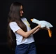 Мягкая Игрушки Гусь Обнимусь Подушка Средняя Плюшевая Антистрес Белый 50 см. 9010/50 - изображение 1