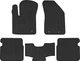 EVA коврики EVAtech в салон авто Dodge Avenger (JS) 2007-2013 2 поколения Sedan USA 5 шт Black (DE11862CV5LA3RBB) - изображение 1