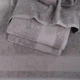 Полотенце махровое для душа GM Textile 100х150см Line 400г/м2 (Пепельный) - изображение 3