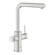 Змішувач для кухні із краном для фільтрованої води GROHE Blue Pure Minta сатин латунь 30590DC0 - зображення 1