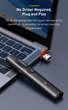 Презентер + лазерная указка для презентаций аккумуляторная PowerPoint, Baseus Wireless Presenter (ACFYB-B0G) - изображение 3