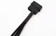 Перехідник живлення в оплетці MOLEX (молекс) 4 pin -> 3 шт 3/4 pin для кулера 12в 27см fan кулер кабель живлення cooler 2x (528894786-2) Чорний - зображення 8