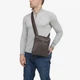 Сумка чоловіча шкіряна крос-боді середня InBag Сrossbody m01349_f Коричневий - зображення 2