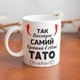 Кружка керамическая с принтом Так выглядит самый лучший Папа для напитков на подарок 330 мл белая - изображение 1