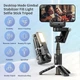 Стедикам стабилизатор с автоматическим отслеживанием Gimbal WiWU Wi-SE006 с LED лампой и Bluetooth кнопкой для телефона | Selfie Stick | Монопод-штатив | Трипод | 776730 - изображение 7