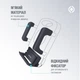 Автотримач для телефона Piko M01LF Holder Black (1283126578199) - зображення 4