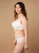 Бюстгальтер без кісточок мереживний brabrabra Елегант комфорт SLZ25901301 75G Айворі (6907208062837) - зображення 6