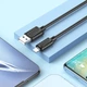 Кабель Hoco X88 Gratified USB to Lightning 1м Чорний - зображення 5
