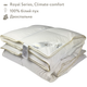Одеяло пуховое со 100% белым пухом Royal Series Climate-comfort IGLEN 200х220 (20022010WRS) - изображение 1