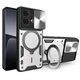 Чехол накладка Omeve Magnetic Ring для Motorola Edge 40 Neo серебристый - изображение 1