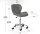 Кресло Hommex Margo Light Grey (h-245-light-grey) - изображение 3