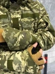 Чоловічий Бушлат Drawstring на синтепоні з флісовою підкладкою піксель розмір 3XL - зображення 6