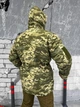 Чоловічий Бушлат Drawstring на синтепоні з флісовою підкладкою піксель розмір 3XL - зображення 2