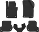 EVA коврики EVAtech в салон авто Skoda Octavia A5 (AT, 8 clips) 2004-2013 2 поколения Liftback EU 5 шт Black (SK12152C5AV8RBB) - изображение 1