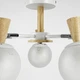 Люстра потолочная Light House LNF-17393/5 WT белая с элементами дерева - изображение 6
