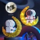 Мини-Конструктор ToyCloud Ночник Астронавт на Луне с LED подсветкой Космонавт 368 дет свет - изображение 3