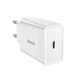 Блок живлення Швидка зарядка Мережевий Зарядний Пристрій Baseus Speed Mini PD Charger 20W Type-C для iPhone iPad Samsung Lenovo Xiaomi White - зображення 1