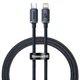 Кабель Baseus Crystal Shine Series Type-C to Lightning 20W 1.2m Black - изображение 1