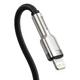 Кабель Baseus Cafule Metal Type-C to Lightning PD 20W 1m Black - изображение 4