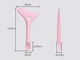 Багатокутний силіконовий шаблон трафарет для макіяжу малювання стрілок очей та тіней колір рожевий - изображение 6