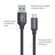 Кабель Colorway USB Type-C 2.1А 1м чорний (CW-CBUC003-BK) - изображение 3