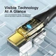 Кабель Essager USB Type-C to USB Type-A PD QC 7A Cable 100W 2м, черный (EXCT-XJA01-P) - изображение 7