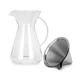 Кофейник со стальным фильтром Fissman Pour Over из боросиликатного стекла 15.5х12.5х20.5см/900мл(9083) - изображение 2