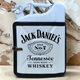 Подарочный набор для мужчин Канистра бар 10 л белая с надписью Jack Daniel's + 2 бокала - изображение 1