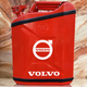 Подарочный набор для мужчин Канистра бар 20 л красная с логотипом Volvo + посуда в мини бар - изображение 1