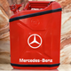 Подарочный набор для мужчин Канистра бар 20 л красная с логотипом Mercedes-Benz + посуда в мини бар - изображение 1